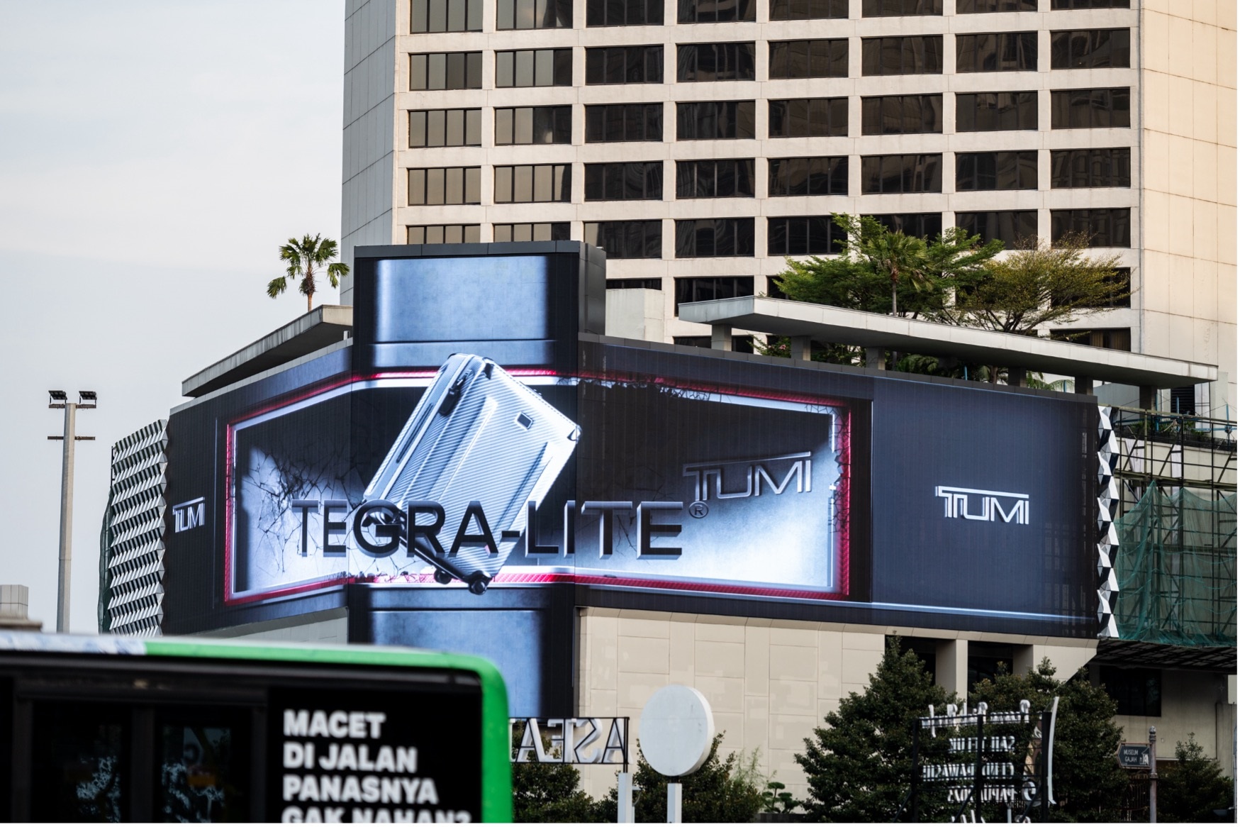 TEGRA-LITE® 3D Advertisement at Mandarin Oriental, Jakarta in Indonesia