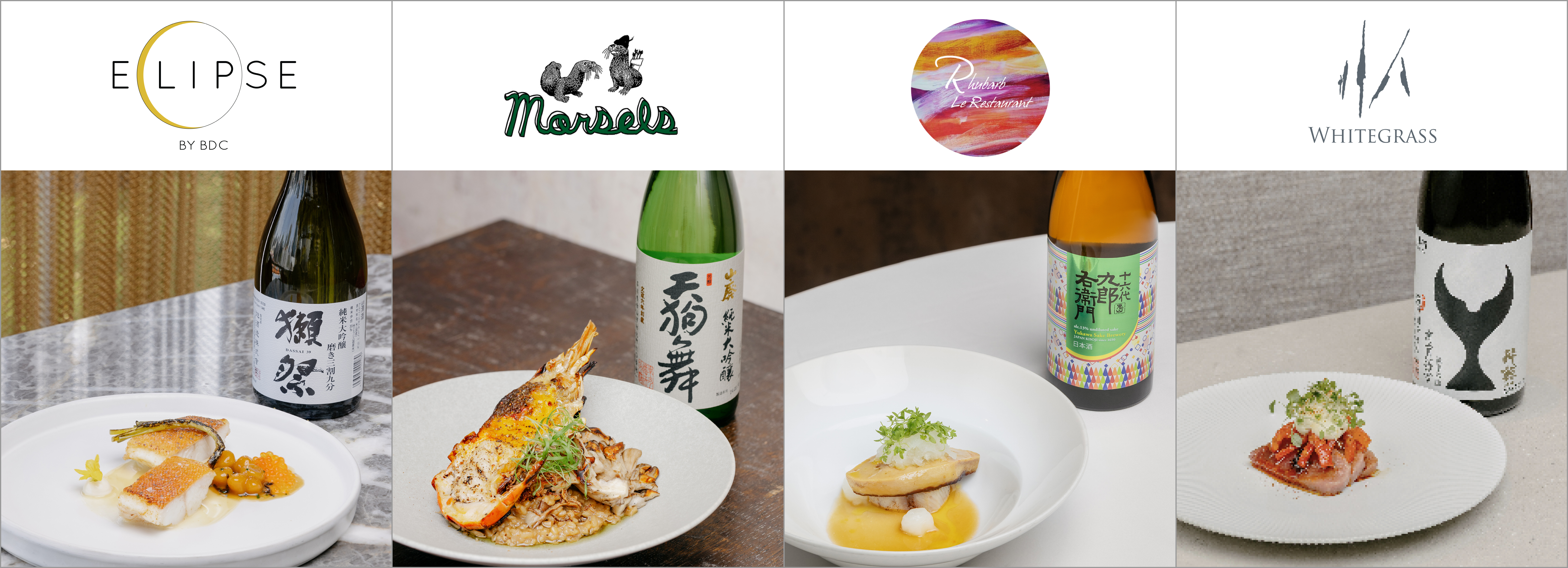 Sake and Seafood Pairings from Michelin-starred Restaurants.